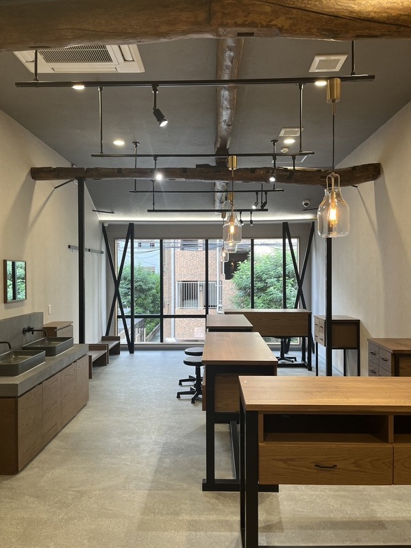 鎌倉彫金工房の展示ブース